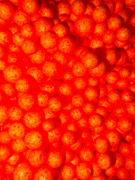 Dark Orange polystyrene balls